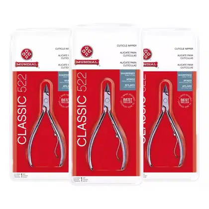 Imagem do produto Mundial - Classic 522 C - Kit  3 Alicates De Cuticula