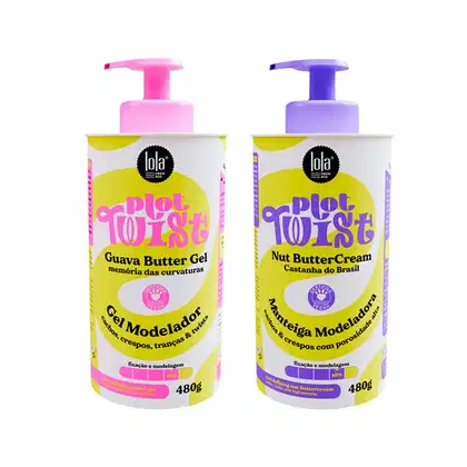 Imagem do produto Kit Lola Cosmetics Plot Twist - Gel Modelador 480g e Manteiga Modeladora 480g