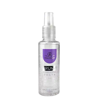 Imagem do produto Phállebeauty - Bruma Iluminadora Prata Fixador de Maquiagem 140ml
