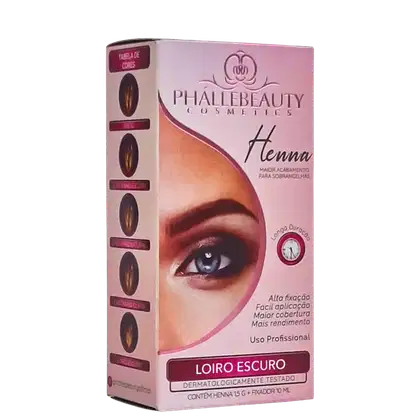 Imagem do produto Phállebeauty - Henna Acabamento para Sobrancelhas Loiro Escuro