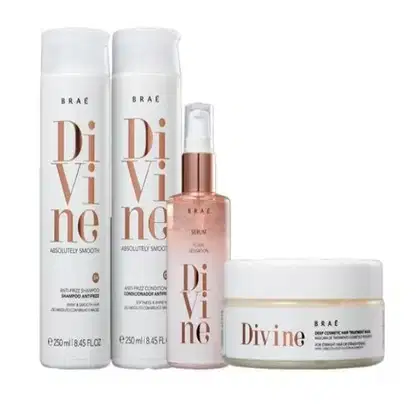 Imagem do produto Kit Shampoo, Cond, Máscara e Sérum Plume Sensation BRAÉ Divine
