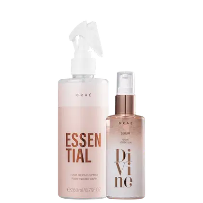 Imagem do produto Kit Leave-in Essential 260ml + Divine Plume 60ml Braé (2 Produtos)