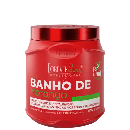 Imagem do produto Forever Liss Professional Banho De Morango - Máscara Capilar 1kg