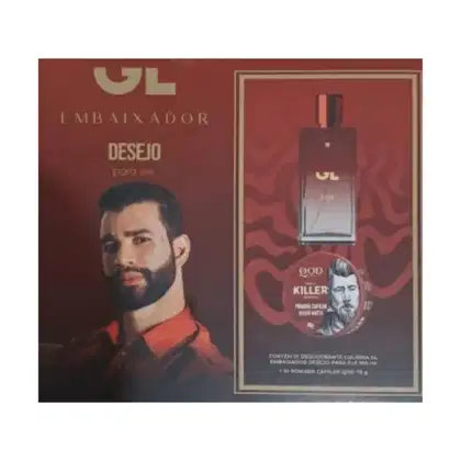 Imagem do produto Kit Perfume Gusttavo Lima Embaixador Desejo 100ml + Pomada Cap 40g