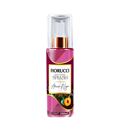 Perfume Feminino Splash Ameixa Negra Fiorucci Deo Colônia, 200ml.