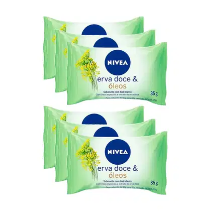 Imagem do produto Kit Sabonete Nivea Erva Doce 85g c/6un