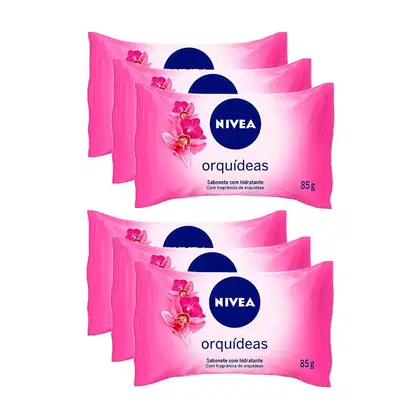 Imagem do produto Kit Sabonete Nivea Orquideas 85g c/6un