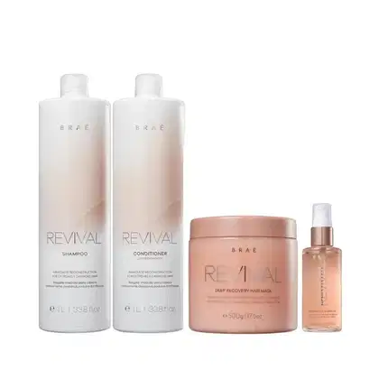 Imagem do produto Kit Braé Revival Oil Intense Gigant Care (4 Produtos)