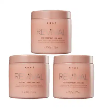 Imagem do produto Kit Braé Revival - 3 unidades Máscaras 500g