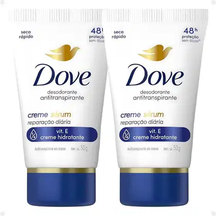 Imagem do produto Kit Dove Creme Sérum: 2 Desodorantes Reparação Diária
