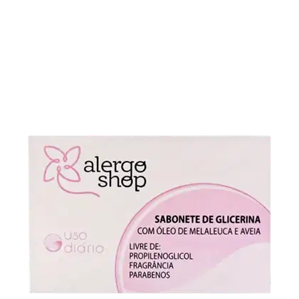 Imagem do produto Alergoshop Sabonete de Glicerina com Melaleuca e Aveia - Sabonete em Barra 90g