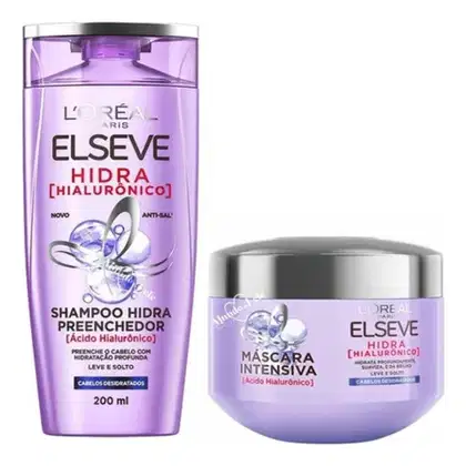Imagem do produto Kit Duo Elseve Hidra Hialurônico: Shampoo + Máscara