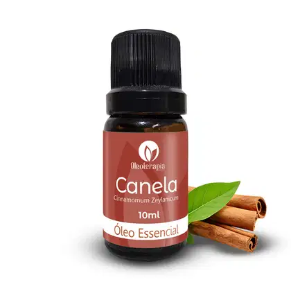 Óleo essencial de Canela em Casca, da marca Oleoterapia Brasil.