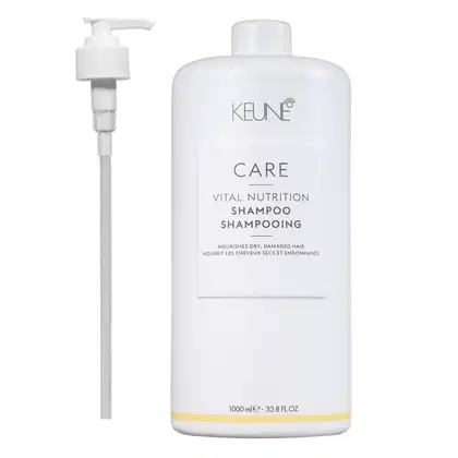 Kit Keune Care Vital Nutrition Shampooing + Pump, 2 produtos.