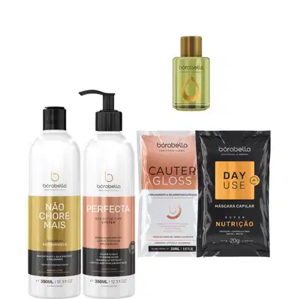 Imagem do produto Borabella Progressiva Perfecta 250ml Shampoo + Argan + Sachê