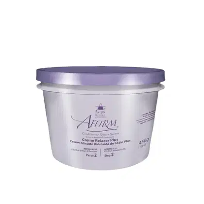 Creme alisante com Hidróxio de Sódio Affirm Normal Plus da marca Avlon.
