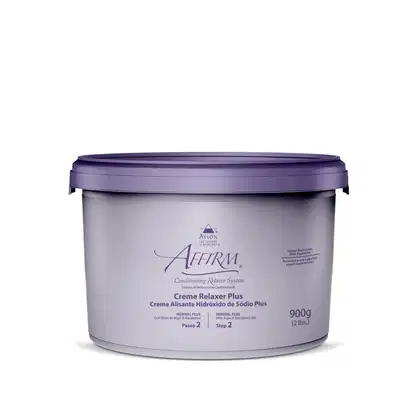 Creme alisante com Hidróxio de Sódio Affirm Normal Plus da marca Avlon.