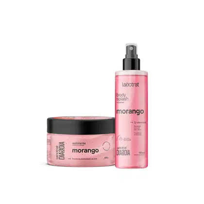 Imagem do produto KIT ESFOLIANTE 300G + BODY SPLASH 190ML - LABOTRAT VERSÃO:MORANGO