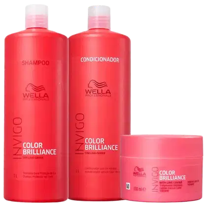 Imagem do produto Kit Wella Professionals Invigo Color Brilliance Tripla Cor (3 Produtos)