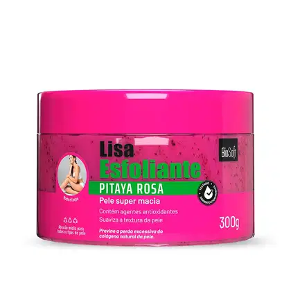 Esfoliante Corporal Lisa Pitaya Rosa Bio Soft