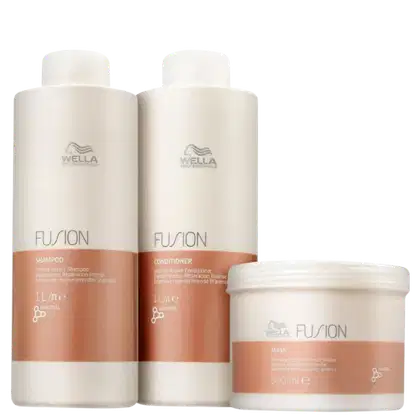 Imagem do produto Kit Wella Professionals Fusion Trio Intensivo Salão (3 Produtos)
