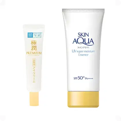 Imagem do produto Kit Eye Cream + Moisture Essence FPS 50 - Hada Labo