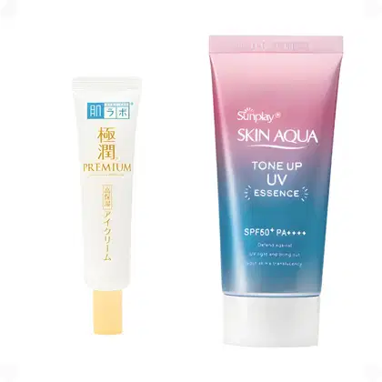 Imagem do produto Kit Eye Cream + Tone Up Essence FPS 50 - Hada Labo