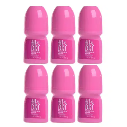 Imagem do produto Kit Hi & Dri Powder Fresh Antiperspirant - Desodorante Roll-On 6x50ml
