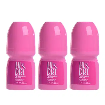 Imagem do produto Kit Hi & Dri Powder Fresh Antiperspirant - Desodorante Roll-On 3x50ml