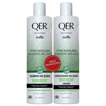 Imagem do produto Kit Griffus QÉR Curly Styling Duo (2 Produtos)
