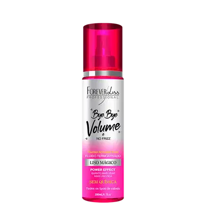 Imagem do produto Forever Liss Professional Bye Bye Volume e No Frizz Liso Mágico - Protetor Térmico 200ml
