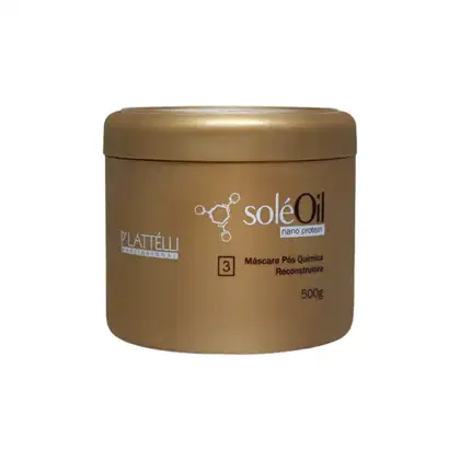 Imagem do produto Máscara Reconstrutora SoléOil Plattelli 500g