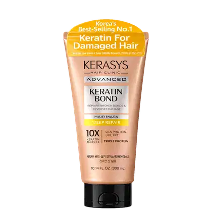 Imagem do produto Kerasys Advanced Keratin Bond Deep Repair Hair Mask - Máscara de Reparação 300ml