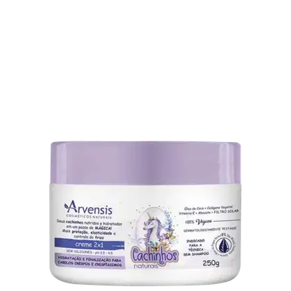 Imagem do produto Arvensis Cosméticos Naturais Cachinhos Naturais 2x1 Crespos - Máscara Capilar Infantil 250g