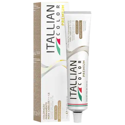 Coloração Itallian Hairtech Color Premium 7.37, 60g.