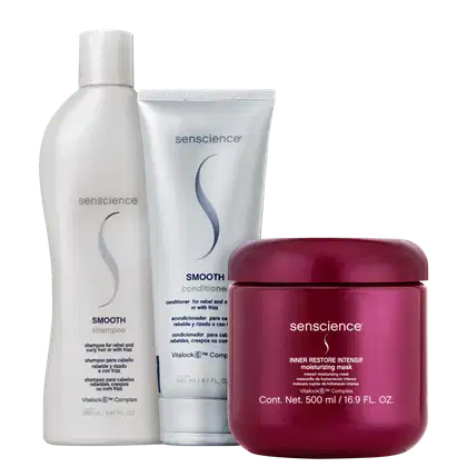 Imagem do produto Kit Senscience Smooth + Inner Restore Intensif Moisturizing Mask (3 Produtos)