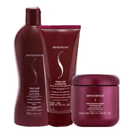 Imagem do produto Kit Senscience True Hue + Inner Restore Intensif Moisturizing Mask Trio (3 Produtos)