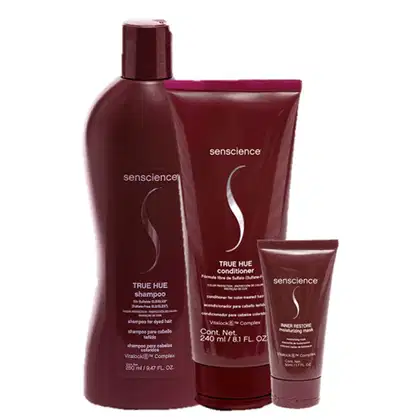 Imagem do produto Kit Senscience True Hue + Inner Restore Intensif Moisturizing Mask Mini Trio (3 Produtos)