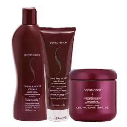 Imagem do produto Kit Senscience True Hue Violet + Inner Restore Intensif (3 Produtos)