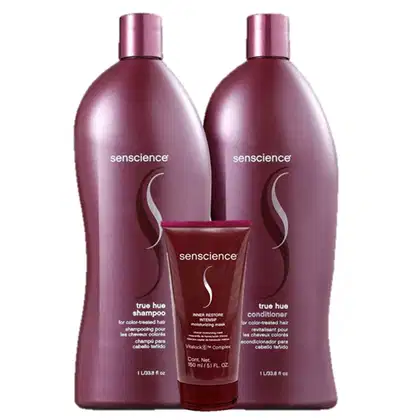 Imagem do produto Kit Senscience True Hue Salon + Inner Restore Intensif Moisturizing Mask (3 Produtos)