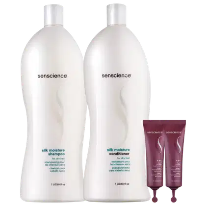 Imagem do produto Kit Senscience Silk Moisture Salon + CPR (4 Produtos)