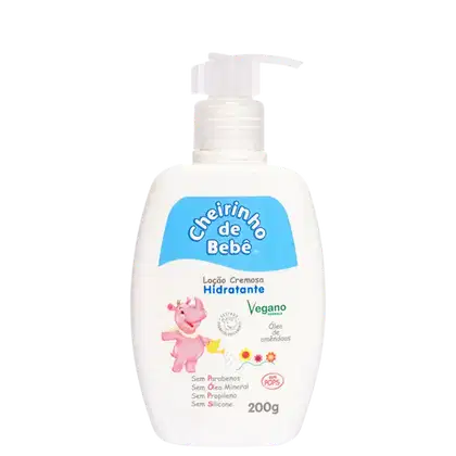 Loção Corporal Hidratante Infantil Azul, da marca Cheirinho de Bebê