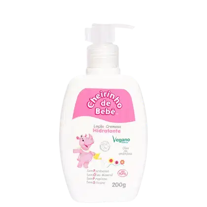 Loção Corporal Hidratante Infantil Rosa, da marca Cheirinho de Bebê