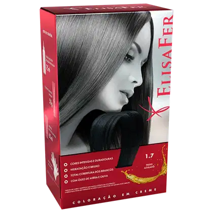 Imagem do produto Elisafer 1.7 Preto Azulado - Coloração em Creme