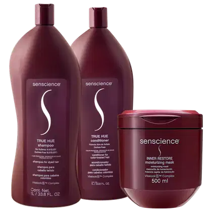 Imagem do produto Kit Senscience True Hue Inner Restore Salon Total (3 produtos)
