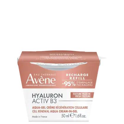 Gel-Creme Renovador Celular Facial Avène Hyaluron Activ B3 Aqua Refil, 50ml.
