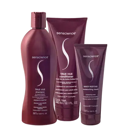 Imagem do produto Kit Senscience True Hue Inner Restore Home Care (3 produtos)