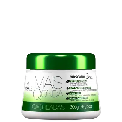 Imagem do produto Triskle Mais Q Onda Cacheadas  - Máscara Capilar 300g