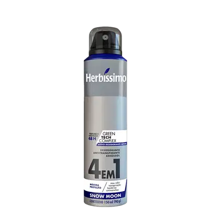 Imagem do produto Herbíssimo Bis Snow Moon 4 em 1 - Desodorante Aerosol 150ml