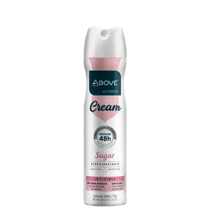 Imagem do produto Above Cream Sugar - Desodorante Aerossol Feminino 150ml